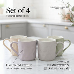4 Pcs Fancy Mugs Set