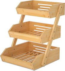 3 Tier Bamboo Fruit & Vegetable Storage Rack