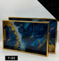 Acrylic Tray Set 2 Pcs