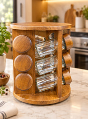 Revolving Masala Rack 12 Bottles