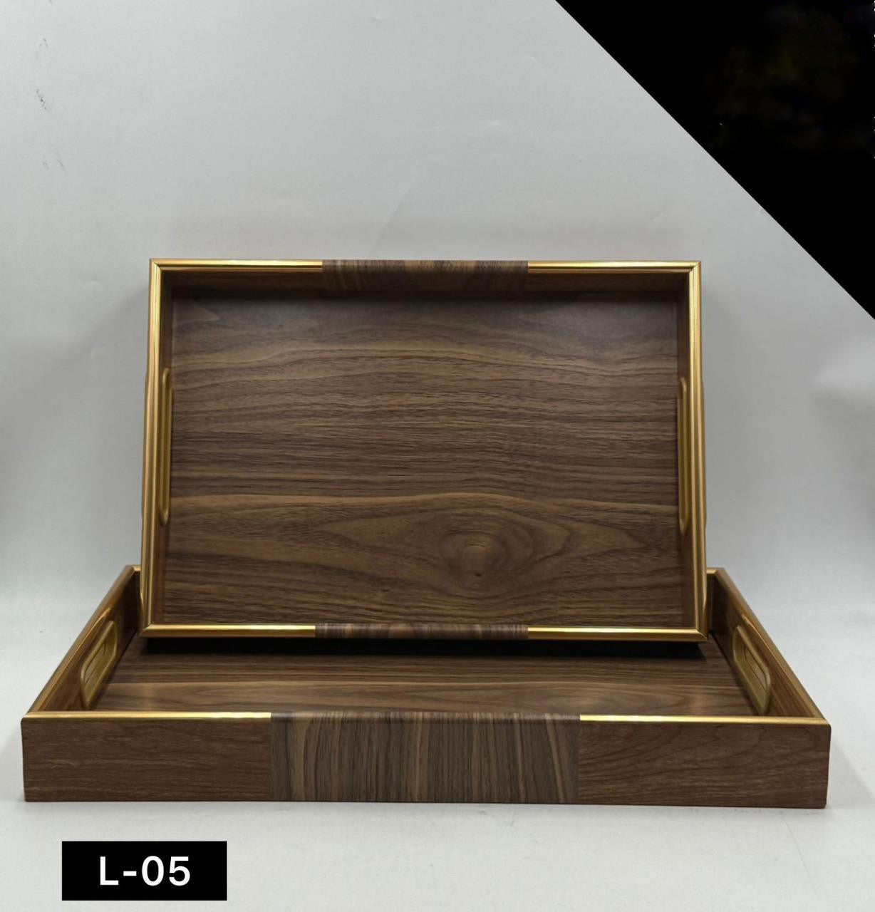 Acrylic Tray Set 2 Pcs