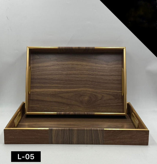 Acrylic Tray Set 2 Pcs