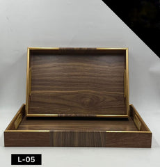 Acrylic Tray Set 2 Pcs