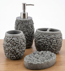 4 Pcs Fiber Bathroom Set
