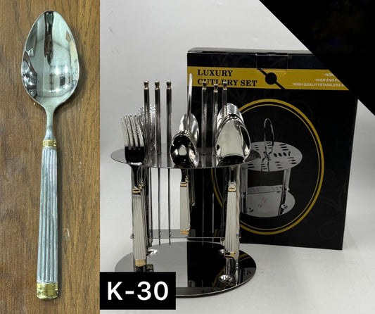 Cutlery Stand Set 24 Pcs