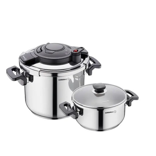 Korkmaz Alessa 4-Piece Pressure Cooker Set A178