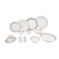 Gray Border 47Pcs Dinner Set