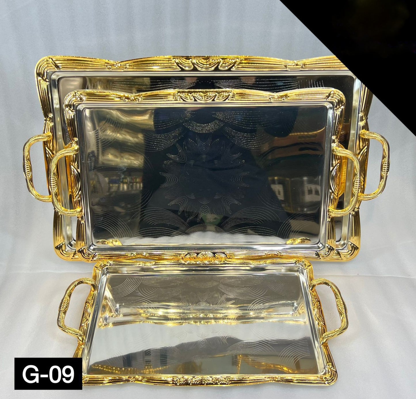 Luxury Tray Set 3Pcs