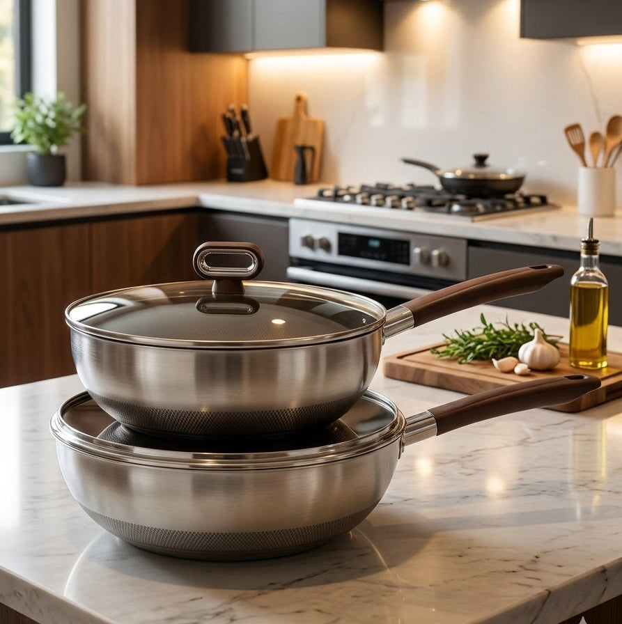 Titanuium Coating Wok Pan