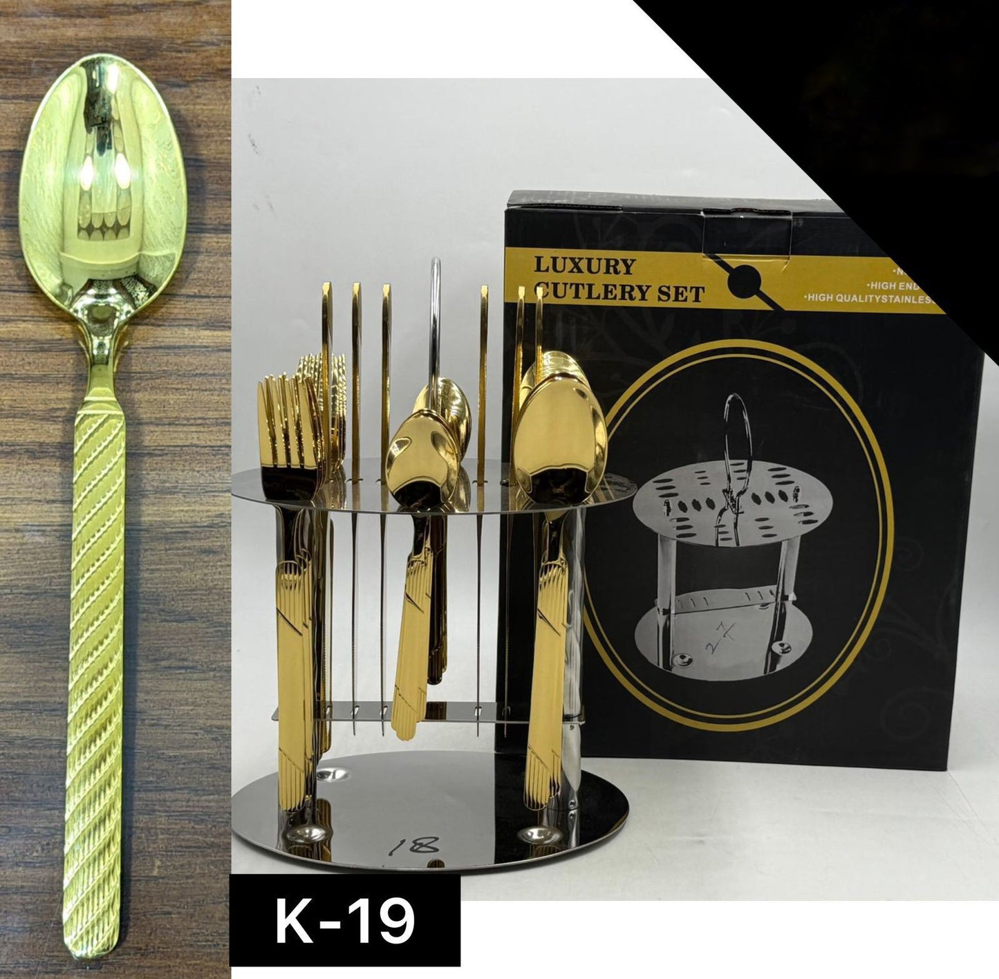 Cutlery Stand Set 24 Pcs
